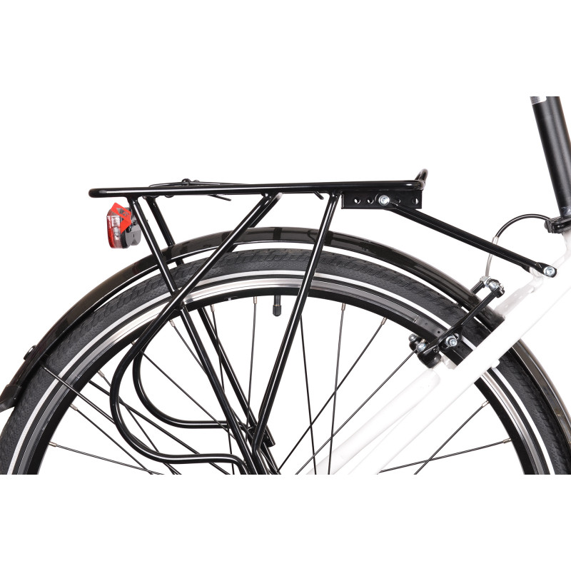 Rower elektryczny E-MOTIVE 28", biały