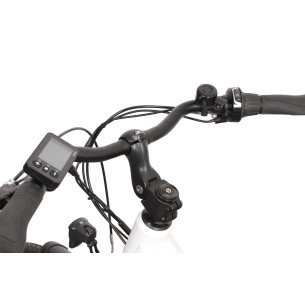 Rower elektryczny E-MOTIVE 28", biały