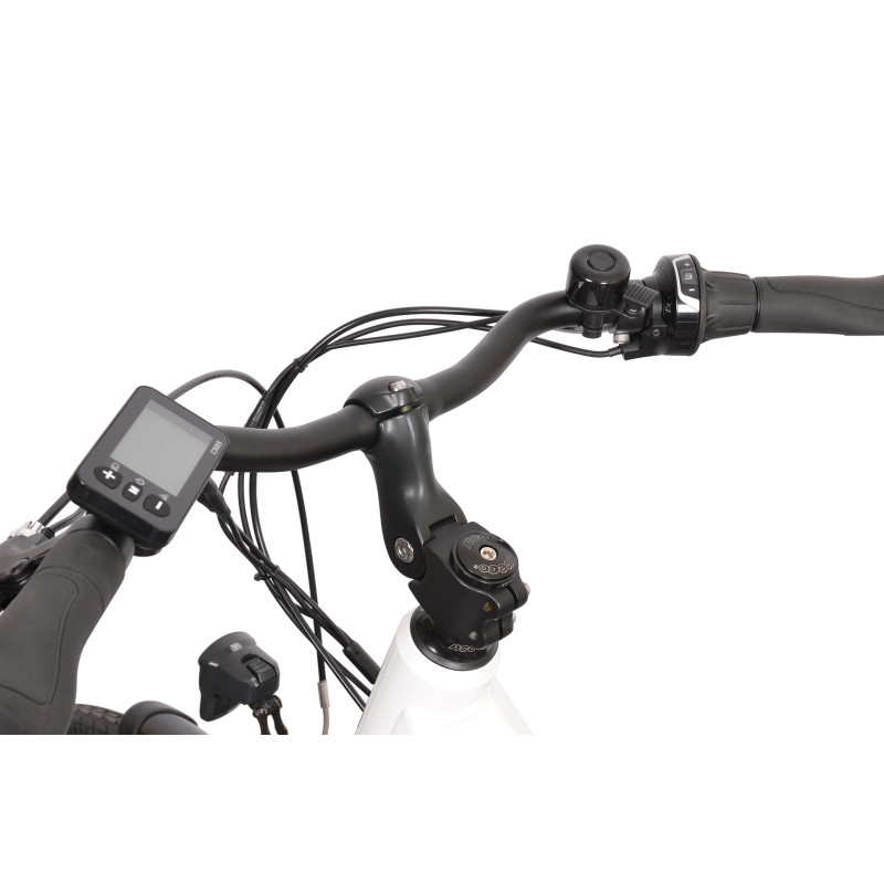 Rower elektryczny E-MOTIVE 28", biały