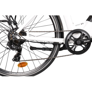 Rower elektryczny E-MOTIVE 28", biały