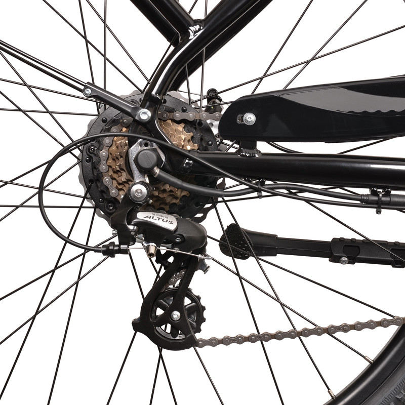 Rower elektryczny Denver E8600, czarny