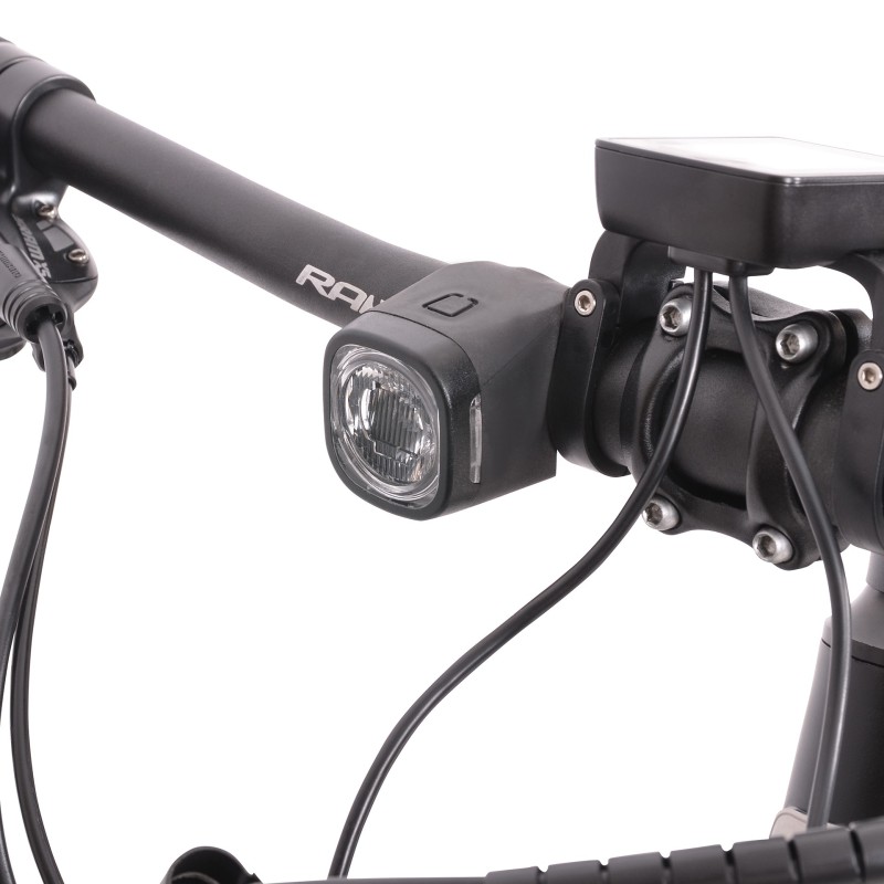 Wydajna lampka rowerowa z mocną diodą LED, ładowanie USB-C, lampka rowerowa na kierownicy, BN94330