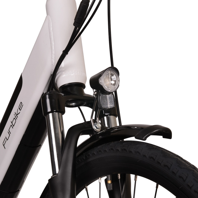 Rower elektryczny Denver E8600, biały