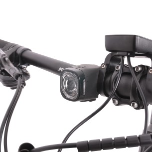 Wydajna lampka rowerowa z mocną białą diodą LED, ładowanie USB-C, lampka rowerowa na kierownicy, BN94330