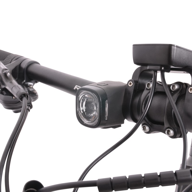 Wydajna lampka rowerowa z mocną białą diodą LED, ładowanie USB-C, lampka rowerowa na kierownicy, BN94330