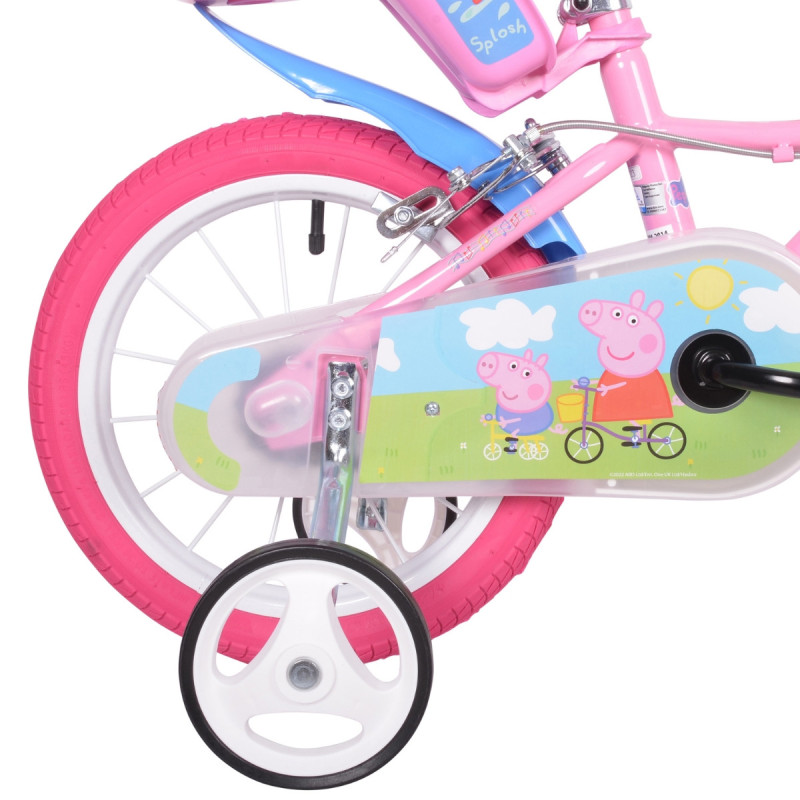 Rower dziecięcy ŚWINKA PEPPA 14" różowy