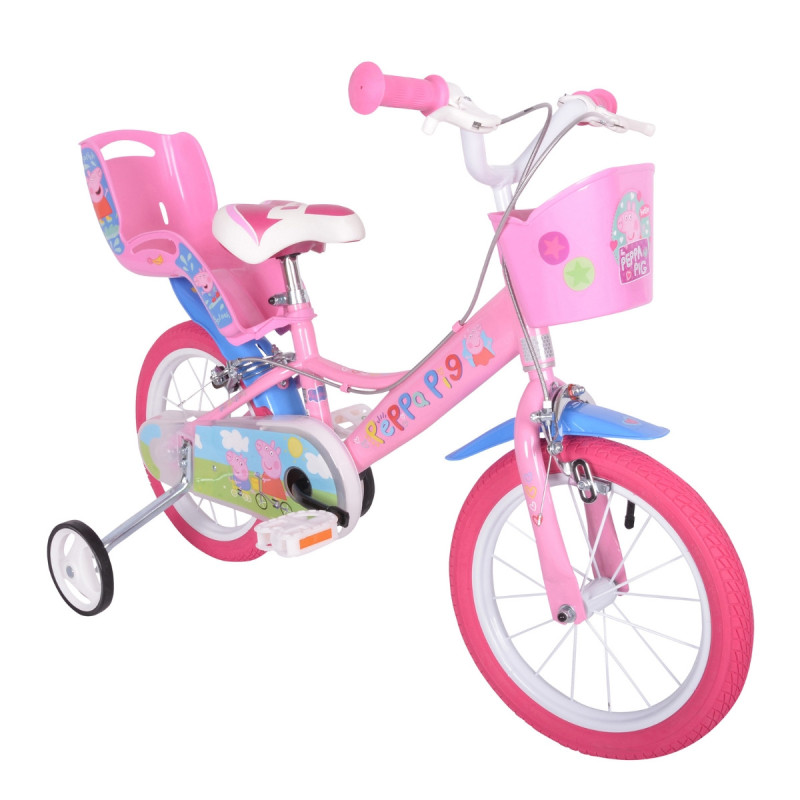 Rower dziecięcy ŚWINKA PEPPA 14" różowy