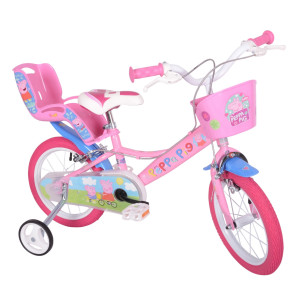 Rower dziecięcy ŚWINKA PEPPA 14" różowy