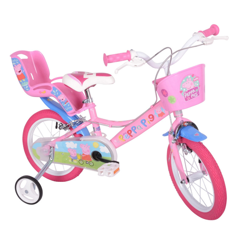 Rower dziecięcy ŚWINKA PEPPA 14" różowy