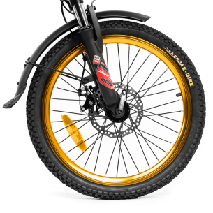 Rower elektryczny składany ARGENTO PIUMA-S, biały