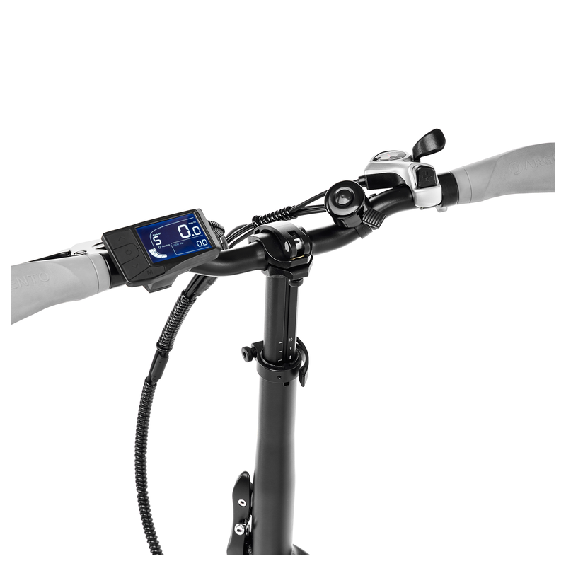 Rower elektryczny składany ARGENTO PIUMA-S, biały