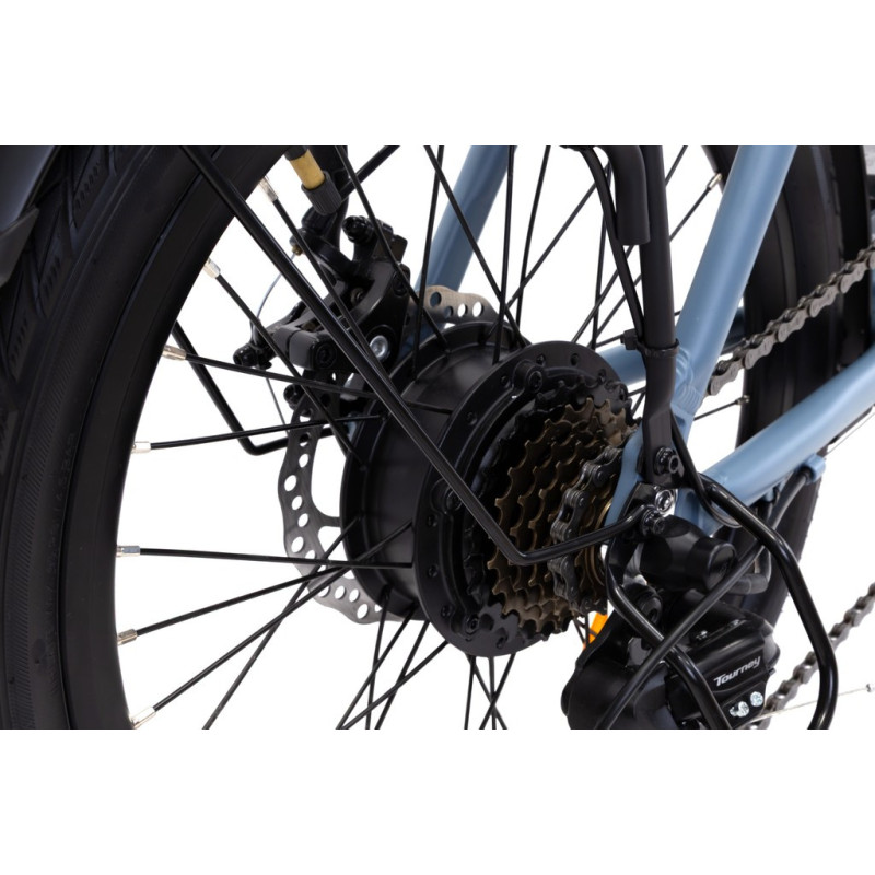 Rower elektryczny składany ARGENTO PIUMA