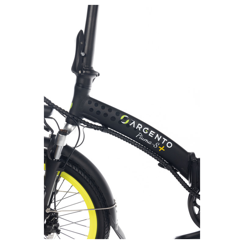 Rower elektryczny składany ARGENTO PIUMA-S PLUS