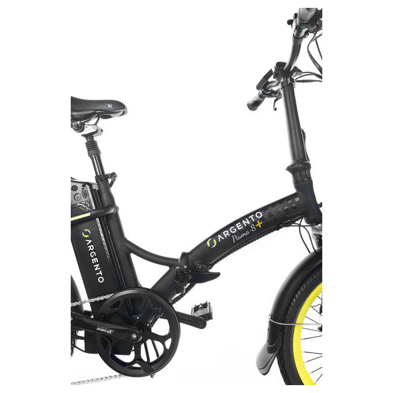 Rower elektryczny składany ARGENTO PIUMA-S PLUS