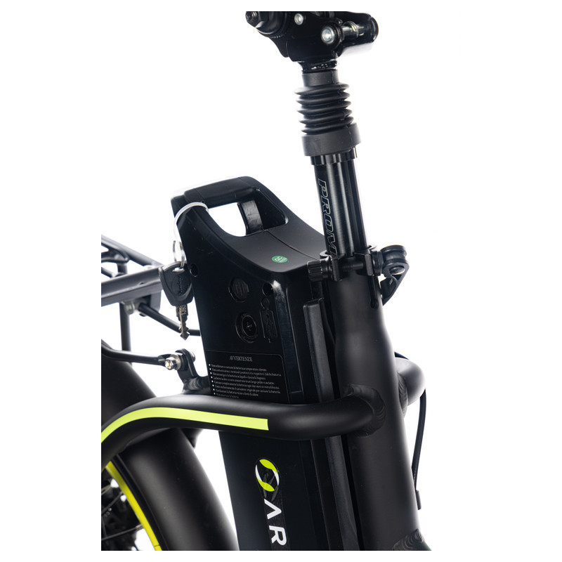 Rower elektryczny składany ARGENTO PIUMA-S PLUS