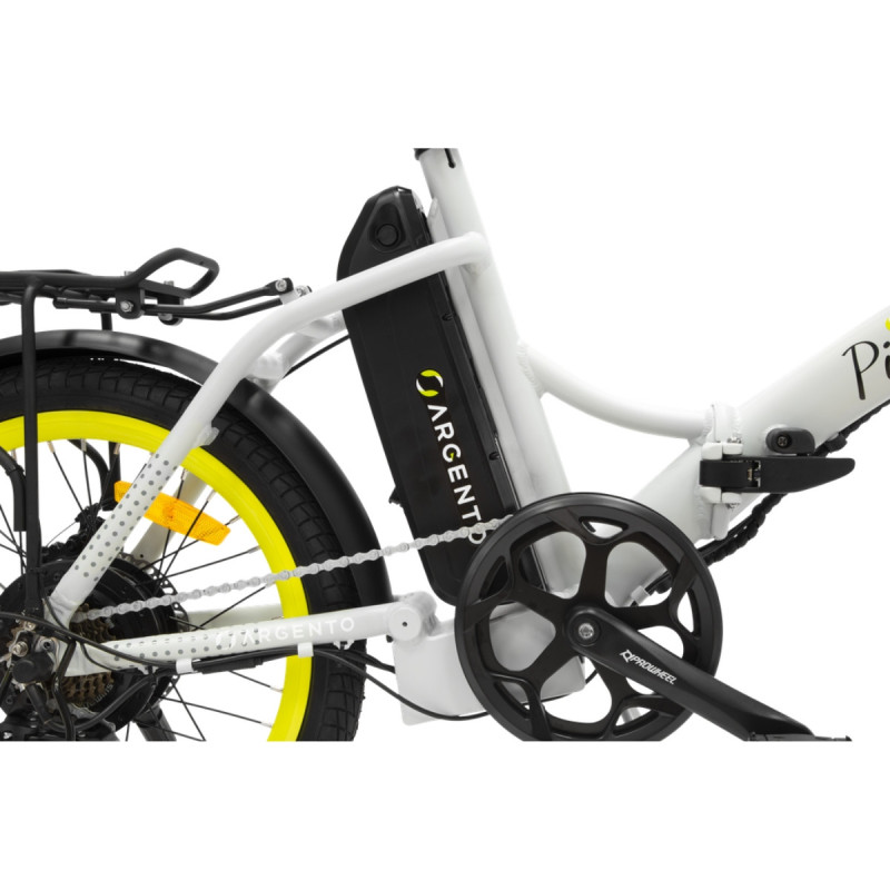 Rower elektryczny składany ARGENTO PIUMA-S