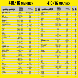 Wycieraczka samochodowa płaska FLEXO 410 mm