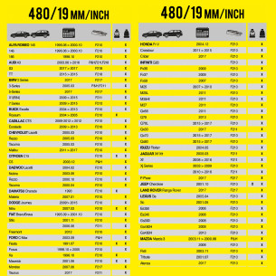 Wycieraczka samochodowa płaska FLEXO 480 mm