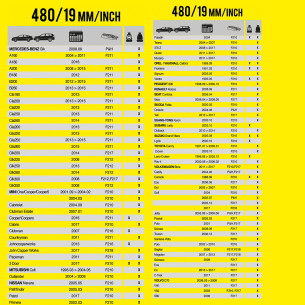 Wycieraczka samochodowa płaska FLEXO 480 mm