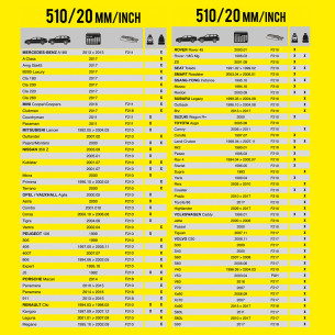 Wycieraczka samochodowa płaska FLEXO 510 mm