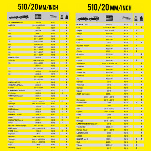 Wycieraczka samochodowa płaska FLEXO 510 mm