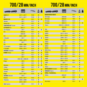 Wycieraczka samochodowa płaska FLEXO 700 mm