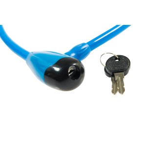 Niebieskie zapięcie rowerowe niebieskie na klucz, BN92756B