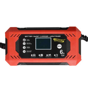 Prostownik 12V 6A panel sterowania i LCD
