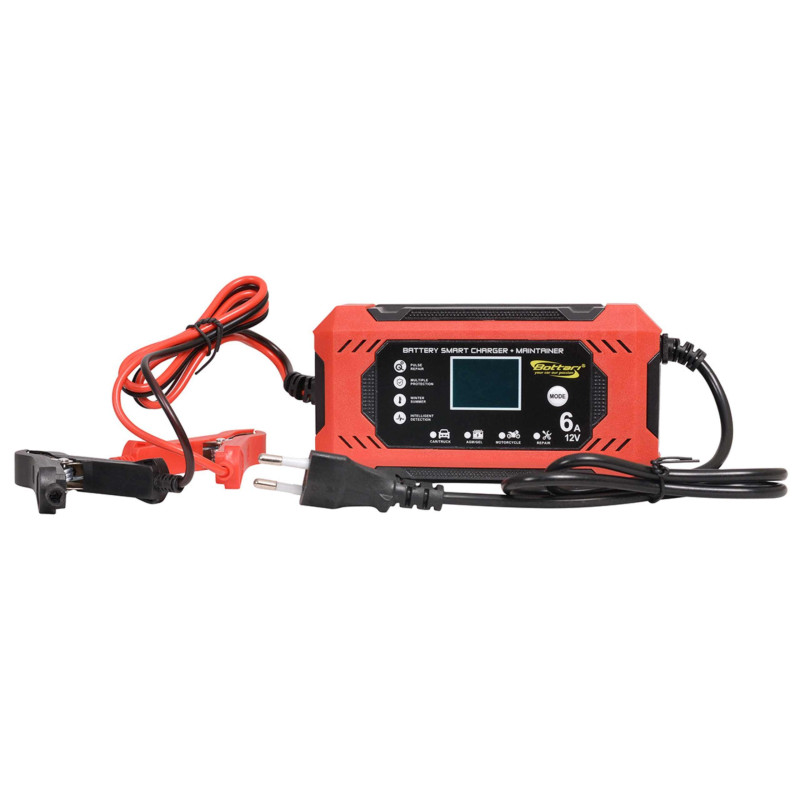 Prostownik 12V 6A z okablowaniem