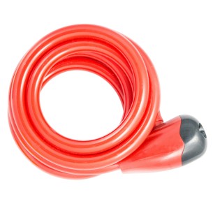 Czerwone zapięcie rowerowe na klucz 1500 mm, BN92758R