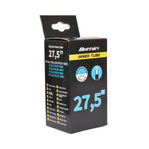 dętka rowerowa na koła 27,5" i rozmiary opon 27,5 x 1,75 - 27,5 x 2,125, wentyl samochodowy Schradera AV