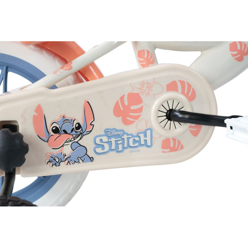 Rower dziecięcy Disney STITCH 12" beżowy