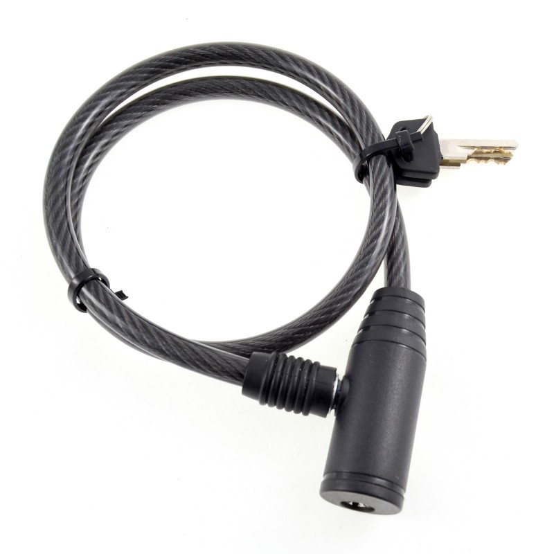 Czarne zapięcie rowerowe zapinane na klucz, BN92762