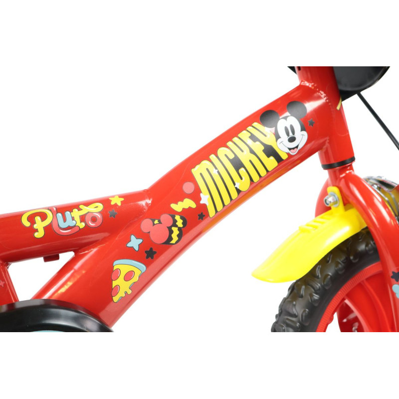 Rower dziecięcy Disney MICKEY 12" czerwony