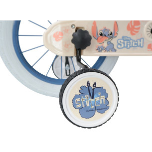 Rower dziecięcy Disney STITCH 14" beżowy