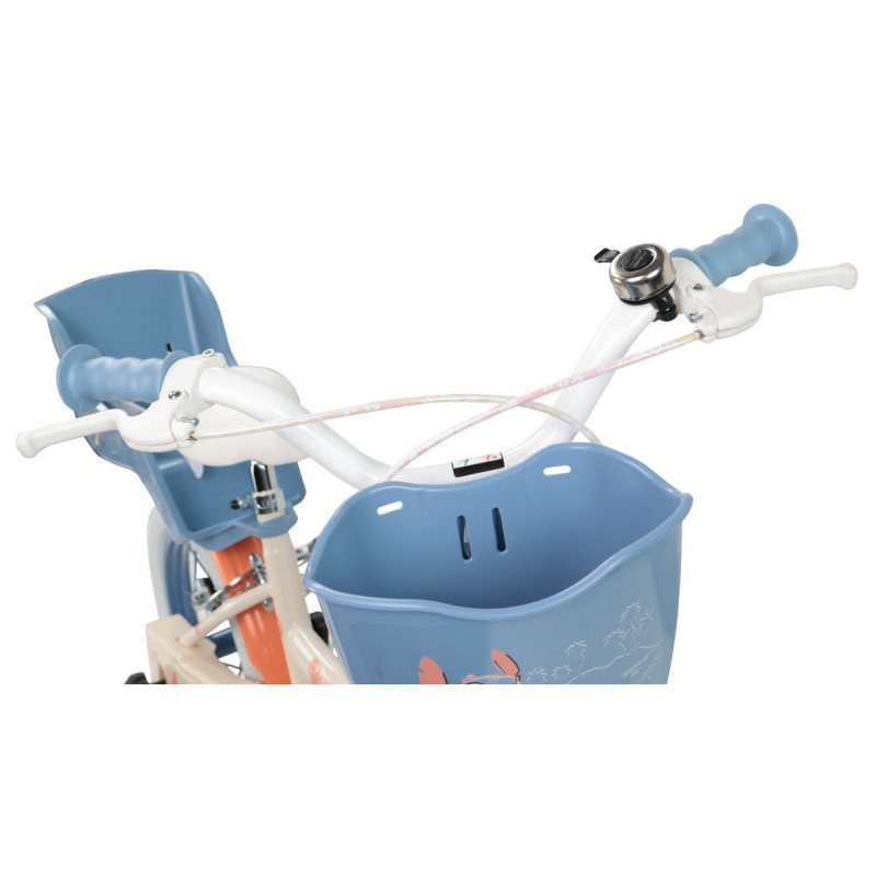 Rower dziecięcy Disney STITCH 14" beżowy