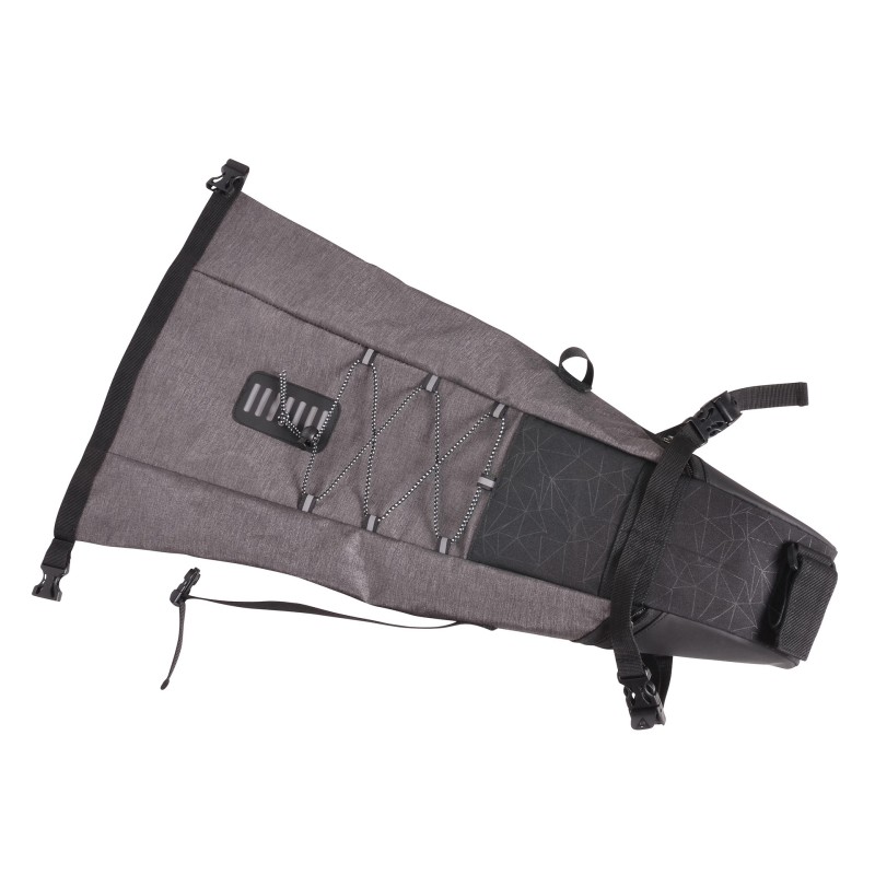 Sakwa rowerowa podsiodłowa, czarna, STELLA, grafitowo-czarna, BN92990