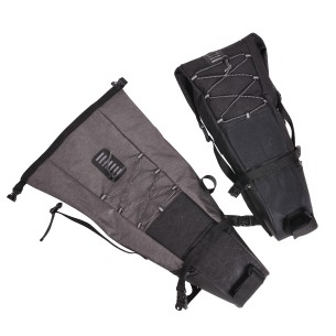 Sakwa rowerowa podsiodłowa, czarna, STELLA, grafitowo-czarna, BN92990, sakwa do gravela lub MTB