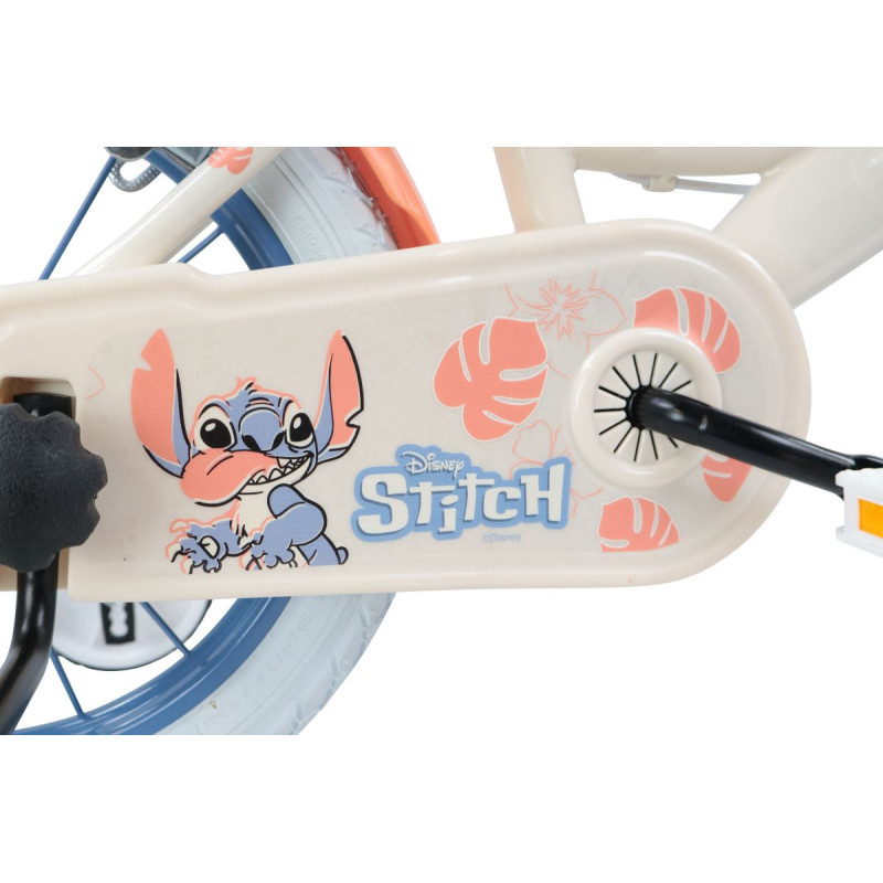 Rower dziecięcy Disney STITCH 16'' beżowy